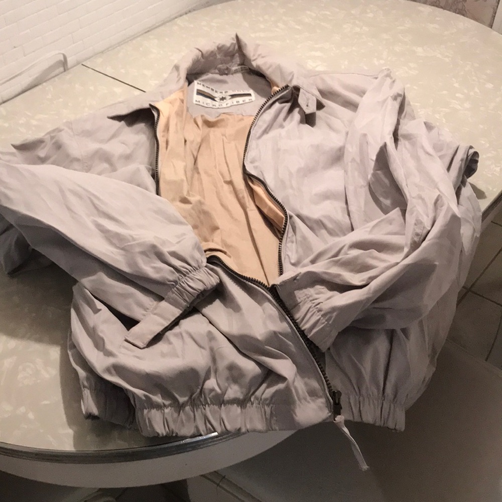 Members only microfiber jacket